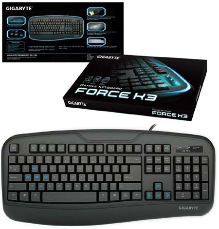 Новая клавиатура Force K3 от Gigabyte